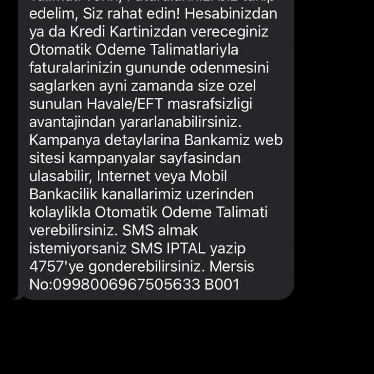 Başkasına Ait Kart Bilgileri Yanlışlıkla Tarafıma Gönderildi