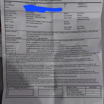 Arızalı Çocuk Saati İçin Yetersiz Servis Ve İletişim Sorunu