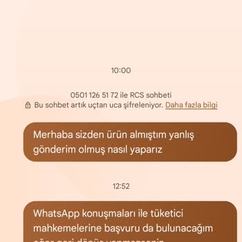 Yanlış Ürün Ve Cevapsız Satıcı Mağduriyeti