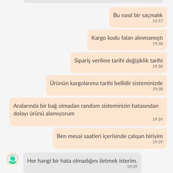 Canlı Destek İlgisizliği Ve Adres Güncelleme Sorunu Nedeniyle Mağduriyet