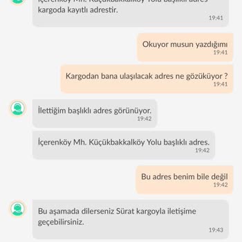 Canlı Destek İlgisizliği Ve Adres Güncelleme Sorunu Nedeniyle Mağduriyet