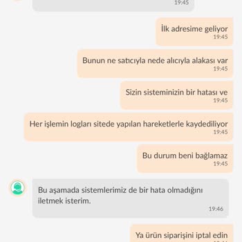 Canlı Destek İlgisizliği Ve Adres Güncelleme Sorunu Nedeniyle Mağduriyet