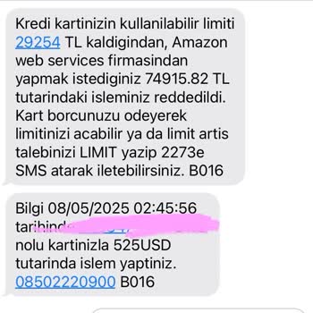 QNB Kredi Kartımdan Onaysız Yüklü Harcama Ve Yetersiz Destek