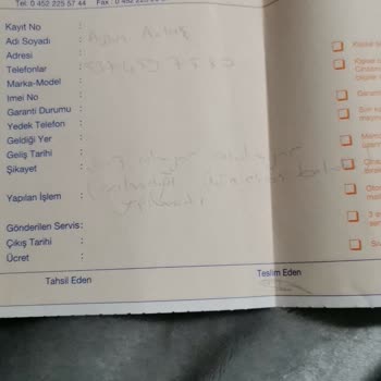 Servis Sonrası Telefonum Hasar Aldı Maddi Zarara Uğradım