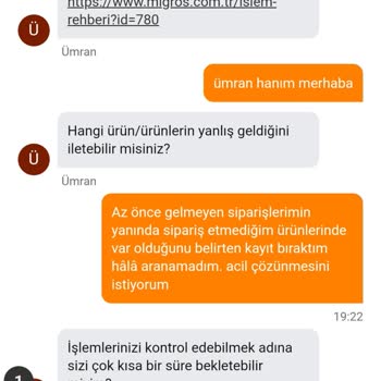 Siparişler Eksik Ve Yanlış Geldi Müşteri Hizmetleri Çözüm Sunmadı