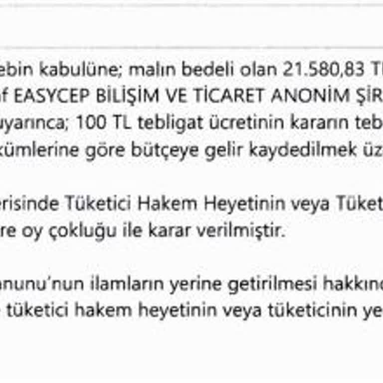 Yedi Aydır Yapılmayan İade Ve Sürekli Oyalama