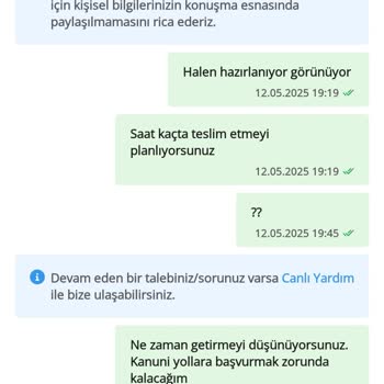 Hediye Zamanında Teslim Edilmedi, Satıcıdan Ve Müşteri Hizmetlerinden Yanıt Yok