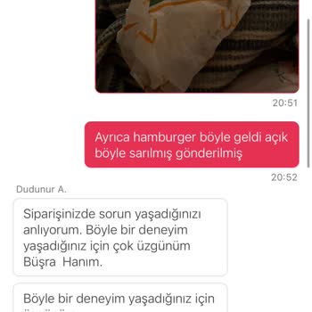 Siparişim Eksik, Yanlış Ve Dökülmüş Geldi; Müşteri Hizmeti Yetersiz