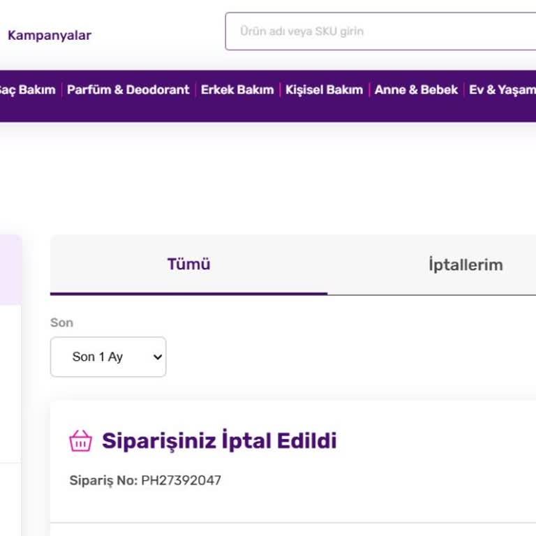 Gratis İndirimli Alışverişlerim Sürekli İptal Ediliyor
