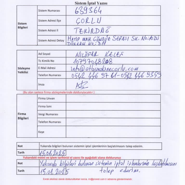 Abonelik İptalinde Yaşanan Haksız Faturalandırma Ve İzinsiz Para Çekimi Mağduriyeti