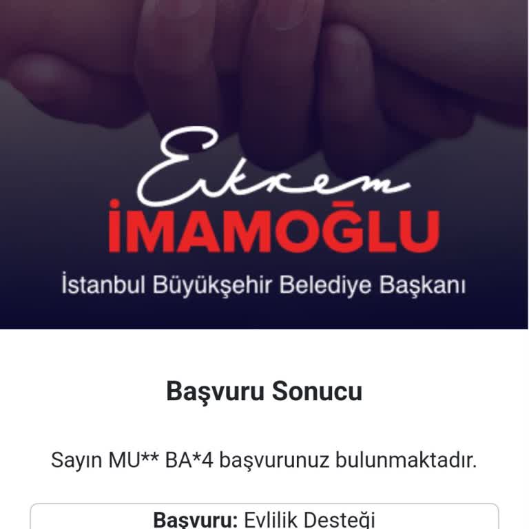 İBB Evlilik Desteği Başvurumda SMS Gelmiyor, Yardım Alamıyorum