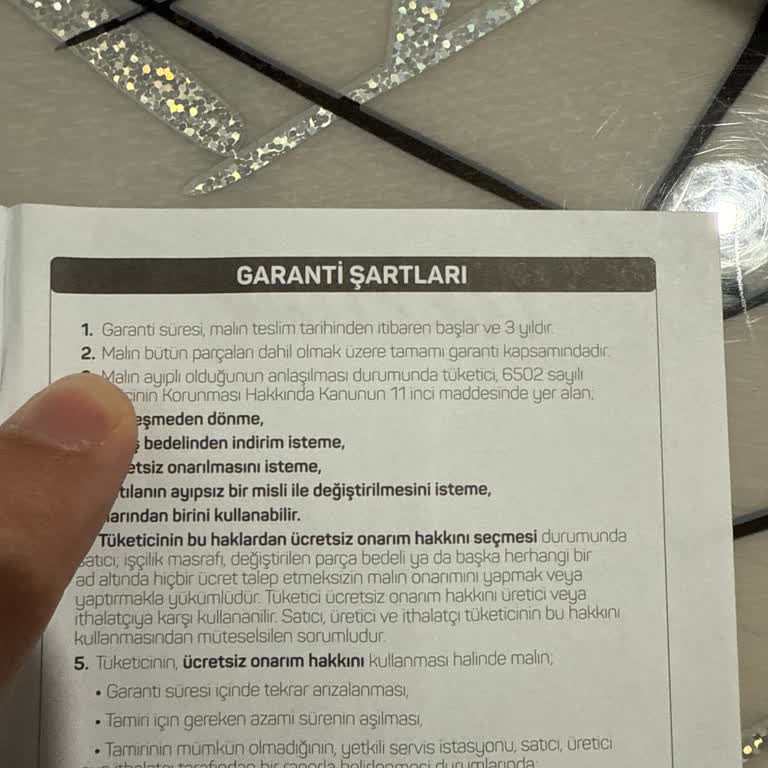 Arzum Blender Setimde Garanti Kapsamı Dışında Bırakılan Parçalar Sorunu