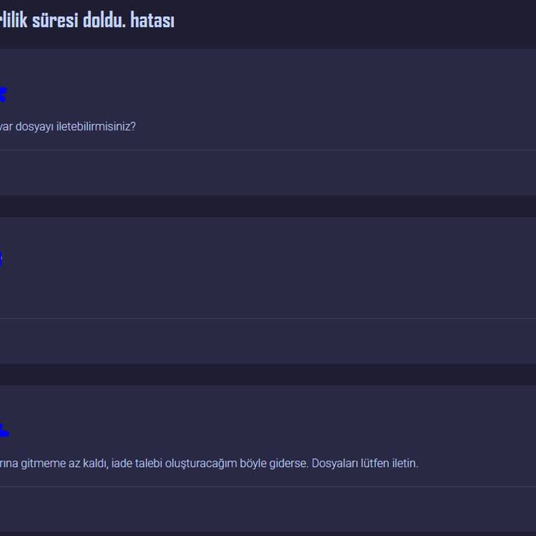 Siparişim Ulaşmadı, Destek Ekibi Yanıt Vermiyor