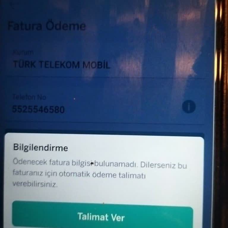 Fatura Borcumu Ödeyemiyorum, Hattım Kısıtlanacak Diye Endişeliyim