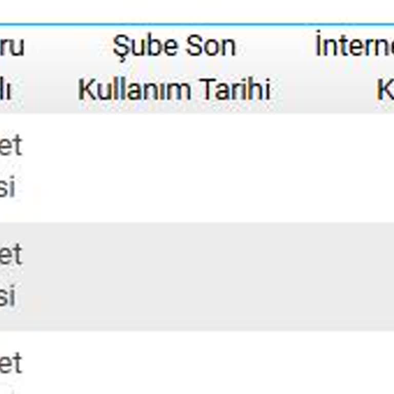 Onaylanan Krediyi İnternet Bankacılığında Kullanamıyorum