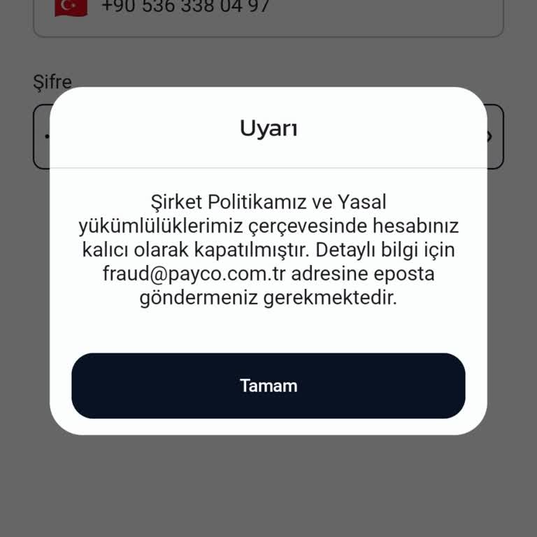 Hesabım Sebepsiz Kapatıldı, Param İade Edilmiyor