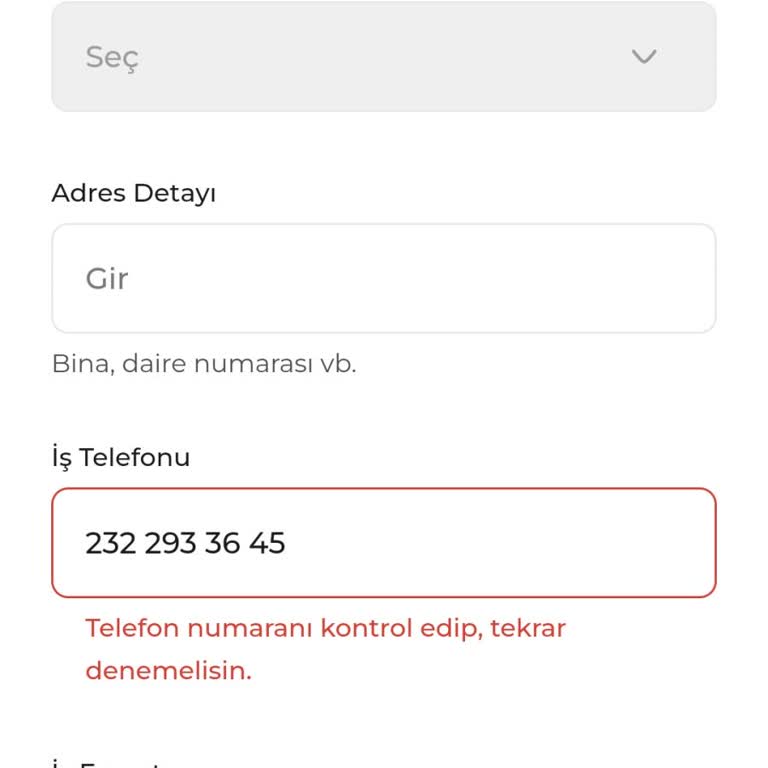 Kredi Başvurusunda Telefon Numarası Sorunu