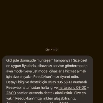 Reeder Garanti Kapsamında Telefonum Onarılmadı, Ekstra Ücret Talep Edildi