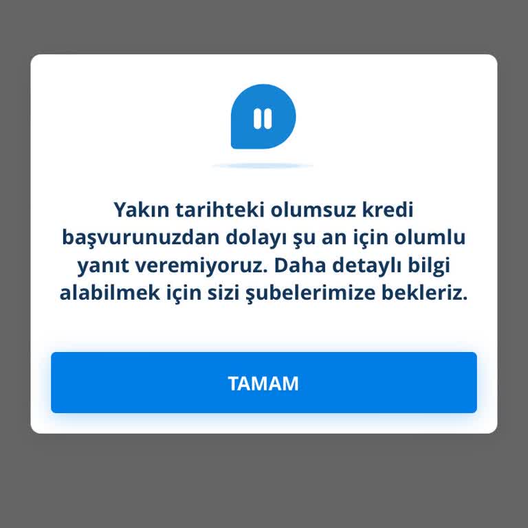 Hazır Görünen Kredinin Onaylanmaması Hayal Kırıklığı Yarattı