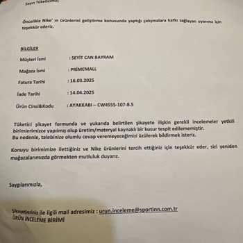 Kusurlu Ürüne Rağmen Sorumluluk Alınmıyor