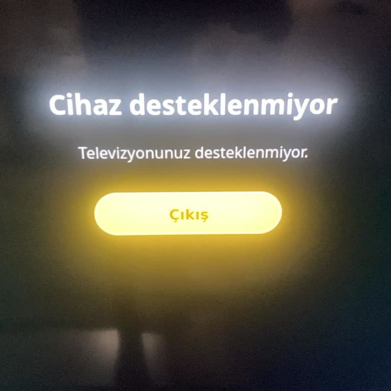 Exxen Uygulaması Televizyonlarda Çalışmıyor, Üyelik Alamıyorum