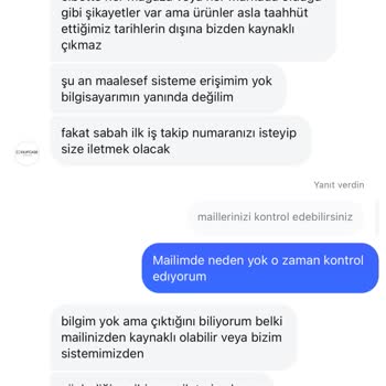 Teslimat Süresi Sürekli Değişiyor Müşteri Mağdur Ediliyor