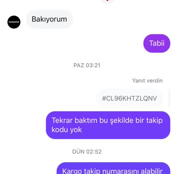 Sipariş Bilgisi Verilmeyen Markadan Güven Kaybı