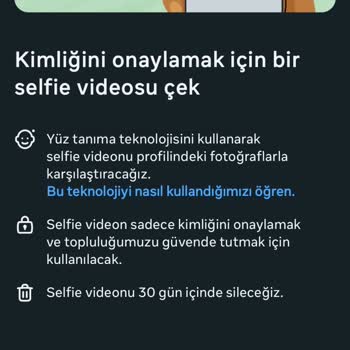 Instagram Sebebini Bilmediğim Bir Bildirim Ve Yüz Doğrulama İsteğiyle Karşılaştım
