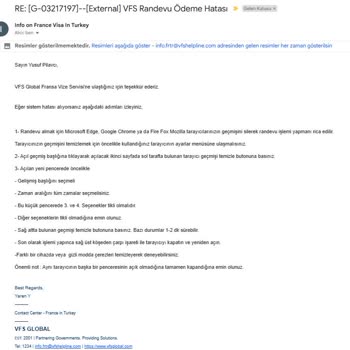 VFS Global Vize Başvuru Ödemesi Yapılamıyor, Sistem Hatası Mağduriyeti