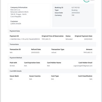 Bilet İptali Sonrası Geciken Para İadesi Sorunu