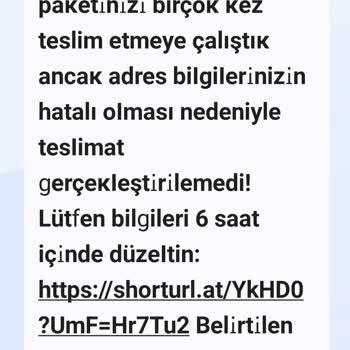 PTT Kargo'dan Gelen Şüpheli Mesaj Hakkında Endişe