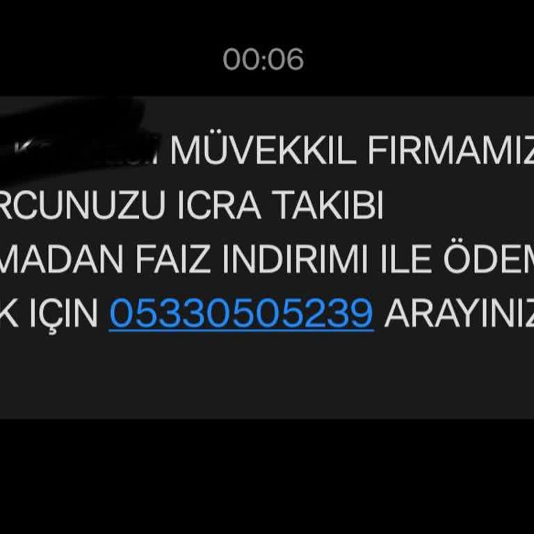 İzinsiz Veri Kullanımıyla Haksız Borç Mesajı Mağduriyeti