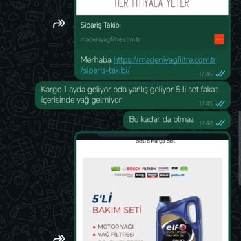 Siparişim Yanlış Gönderildi Ve İade Taleplerime Dönüş Yapılmıyor