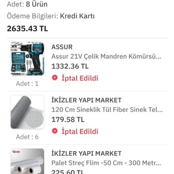 Siparişim 10 Gün Bekletilip Haber Verilmeden İptal Edildi