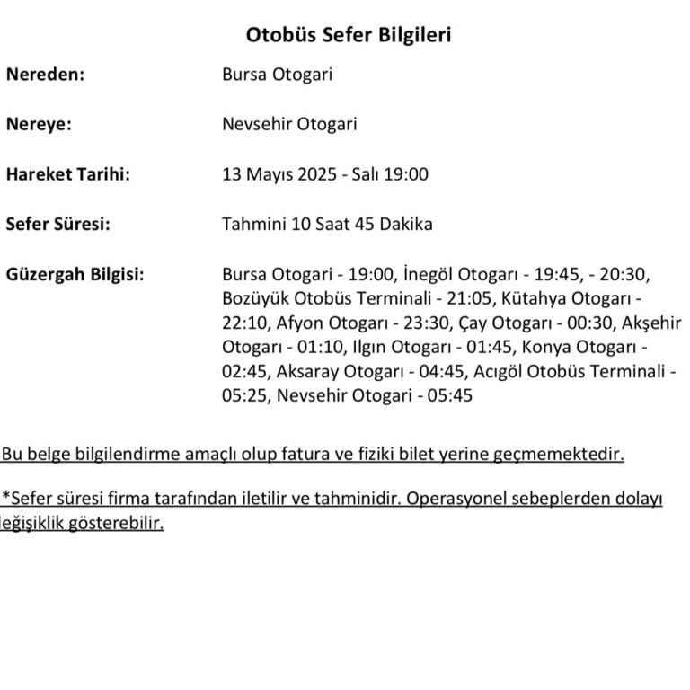 Uzun Yolculukta Yetersiz Mola Ve WC Sorunu