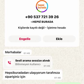 Satın Alma Sonrası Gelen Şüpheli Mesajlar Güvenimi Sarstı