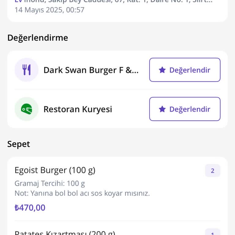 Siparişim Teslim Edilmedi, Sorunuma Çözüm Sunulmadı