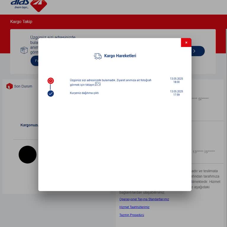 Aras Kargo Teslimatında Yanıltıcı Bilgilendirme Ve Haksız Mağduriyet