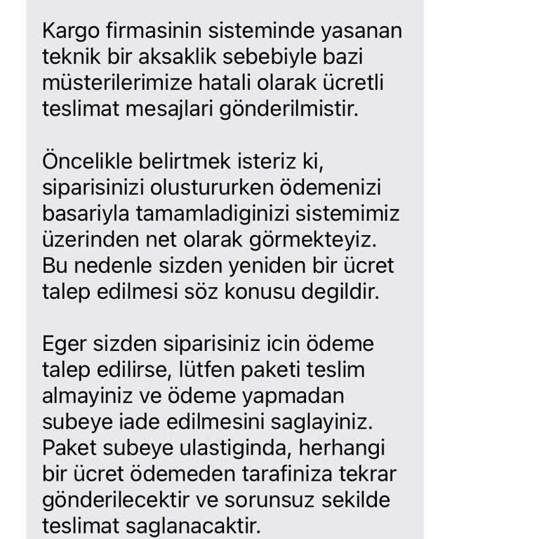 Be Blue Siparişimde Kargo Ücreti Hatası Ve Çözümsüzlük Mağduriyeti