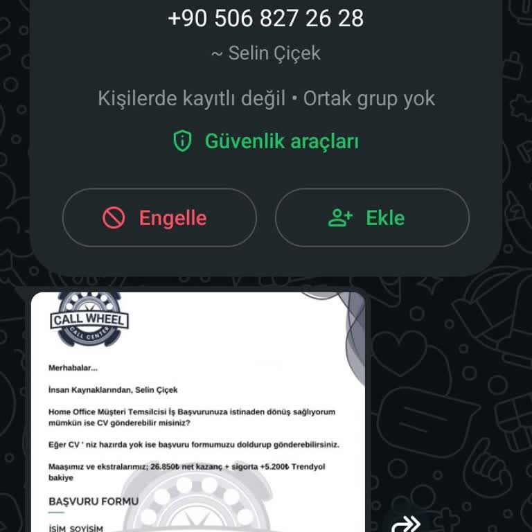 Evden Çalışma Başvurusunda Paylaştığım Bilgilerimle İzinsiz İşlem Endişesi