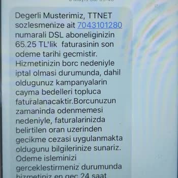 Yeni Adresimde TTNET İnternet Bağlantısı Yapılmıyor, Ücret Alınmaya Devam Ediliyor