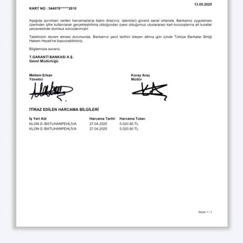 Haberim Olmadan Hesabımdan Sanal Kartla Alışveriş Yapıldı, Banka Sorumluluğu Kabul Etmiyor