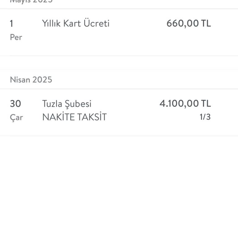 TEB Bonus Kart Yıllık Aidatının İadesini Talep Ediyorum