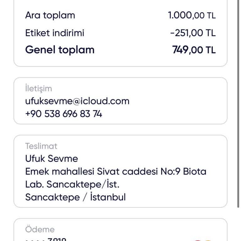 Siparişimle İlgili Hiçbir Şekilde Geri Dönüş Alamadım