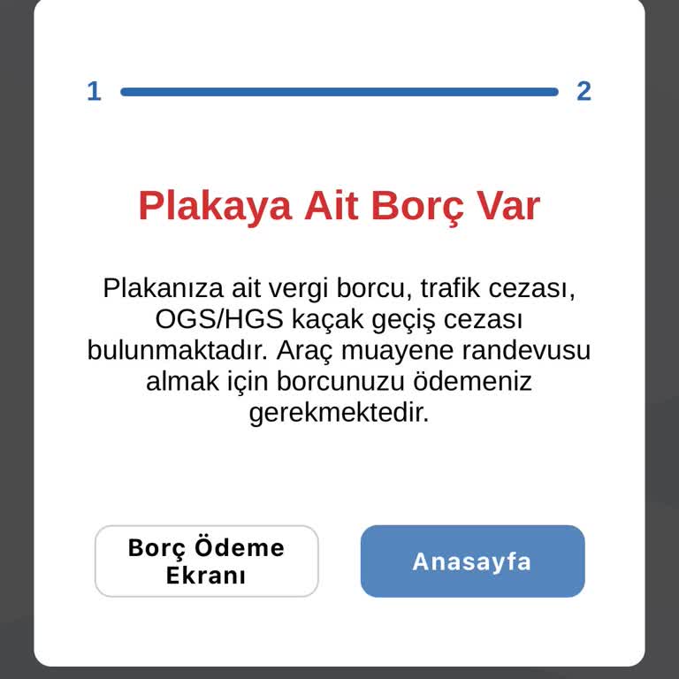 Ödenmiş Ceza Görünmesine Rağmen Muayene Randevusu Alamıyorum