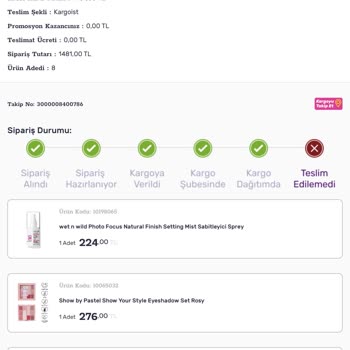 Kargoist Teslimatında İletişim Eksikliği Ve Teslimat Noktası Değişikliği Sorunu