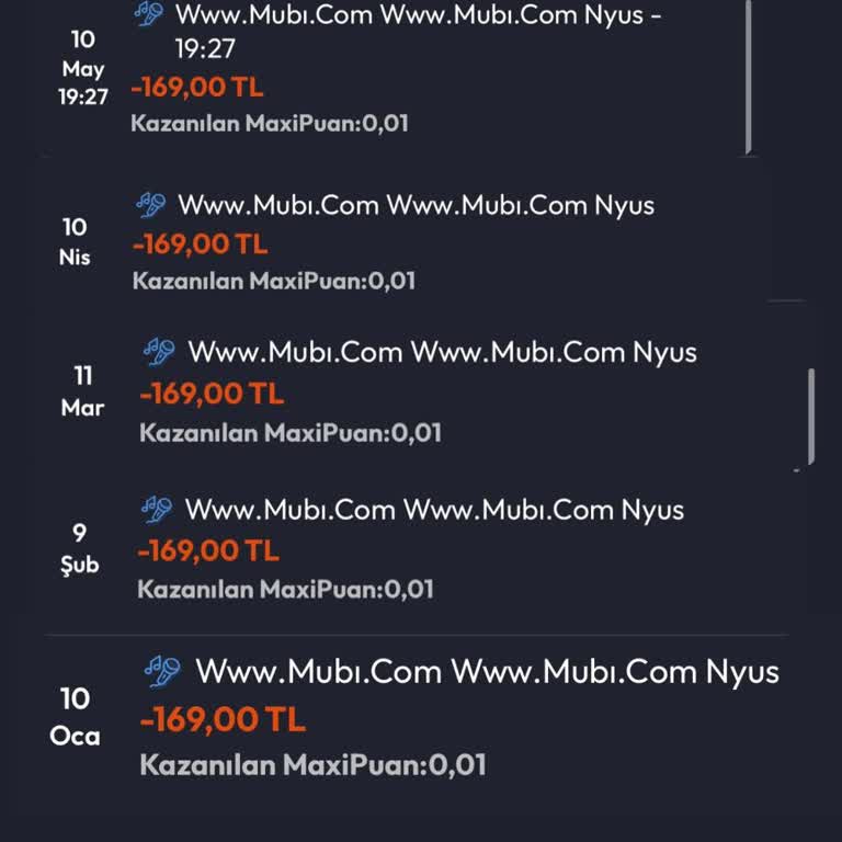 Mubi Üyelik İptaline Rağmen Aylardır Para Çekiliyor Para İadesi İstiyorum
