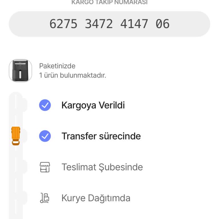 Küçük Air Fryer Kargoya Sığmadı Gerekçesiyle Teslim Edilmedi