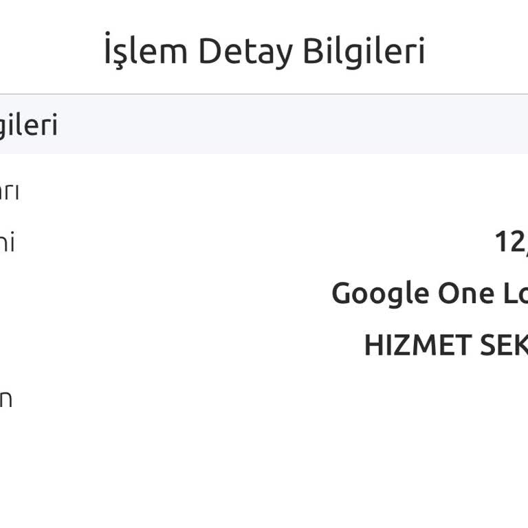 İzinsiz Alınan Google One London GB Ödemesiyle Karşılaştım