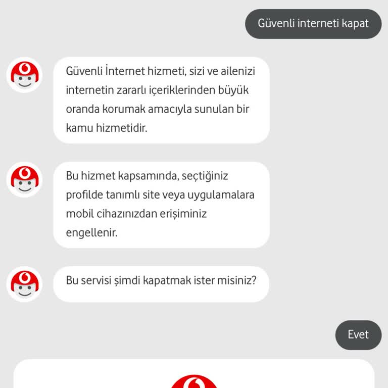 Güvenli İnterneti Kapatamıyorum Teknik Sorunlar Çözülmüyor